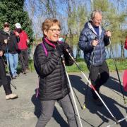 Marche Nordique à la Halte de Lagruère le 14 mars