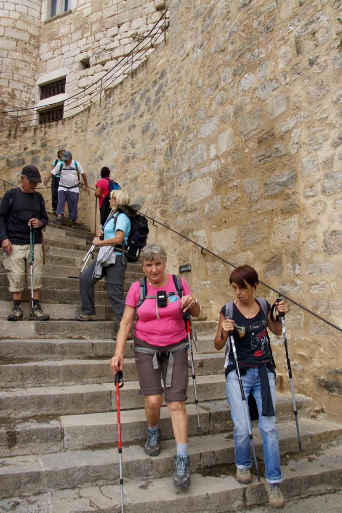 Descente de l'escalier monumentale