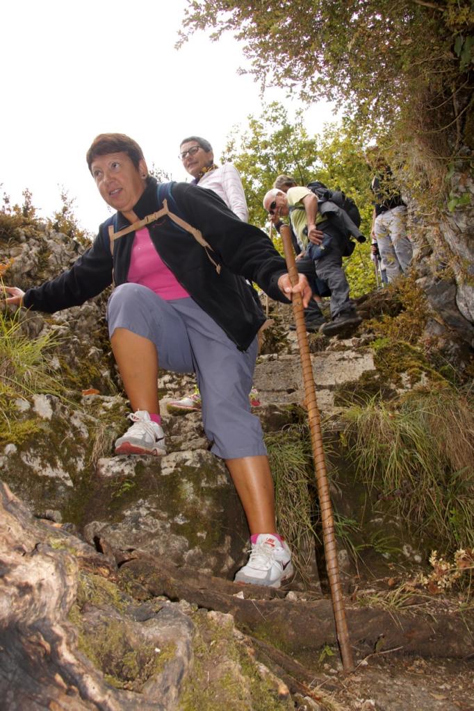 ...suivie de descente périlleuse