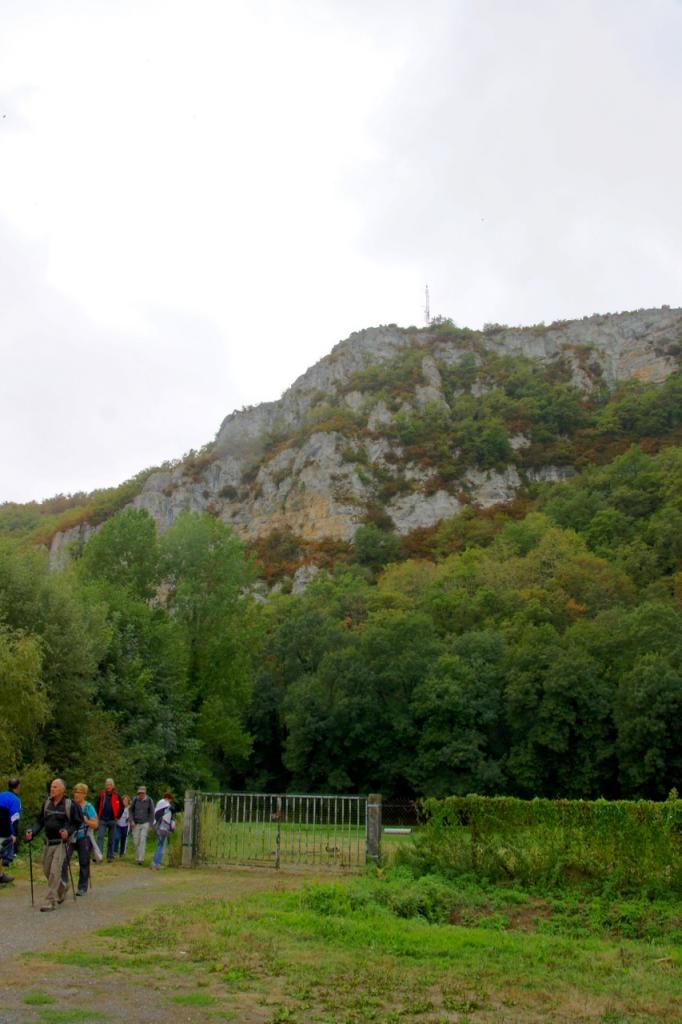 Enfin dans la vallée (nous étions où il y a l'antenne)