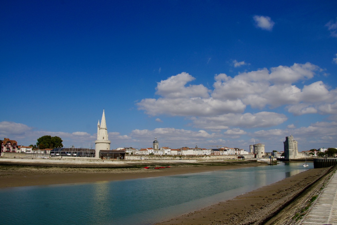 A l'approche de La Rochelle à marée basse