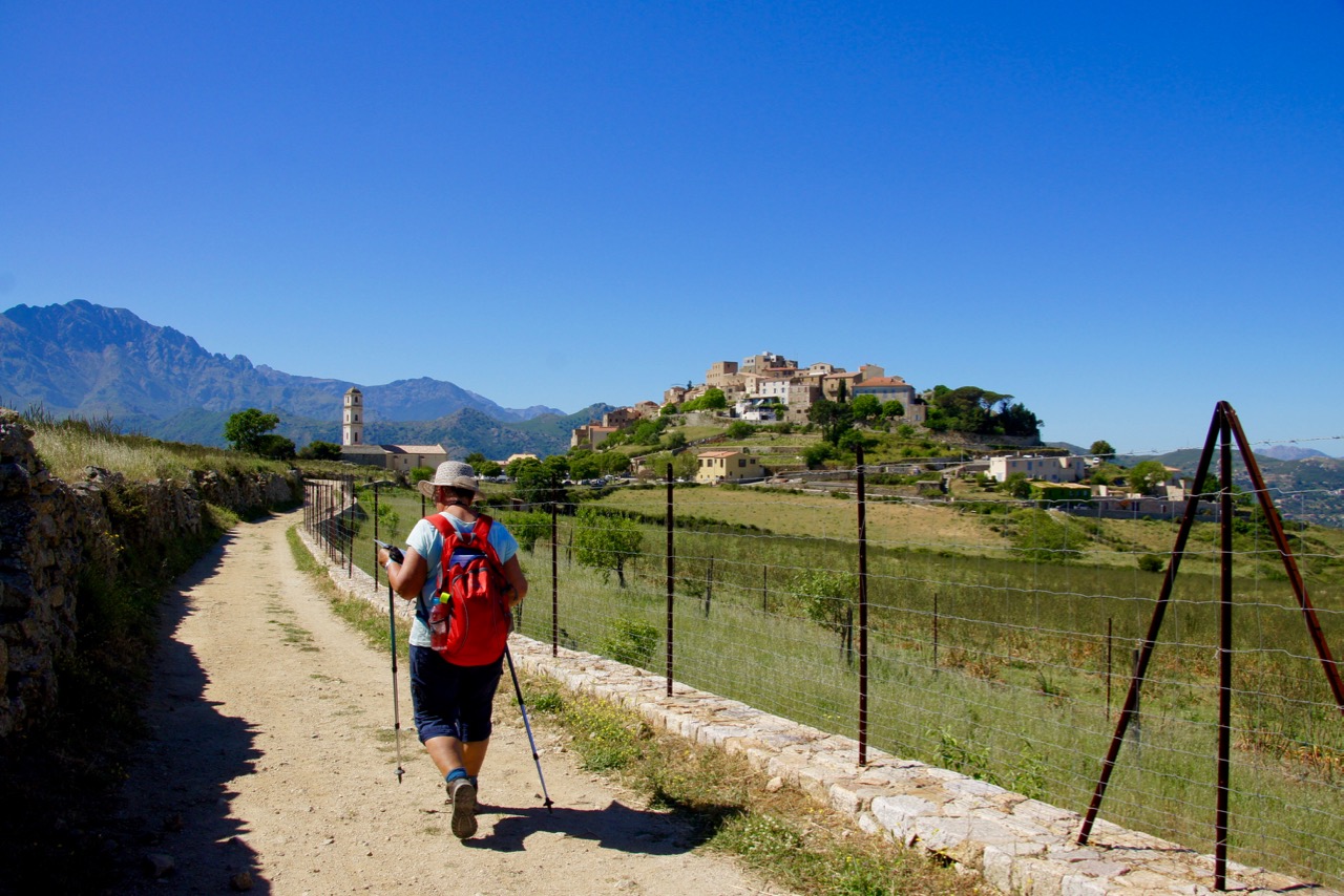 A l'approche du village de Sant'Antonino