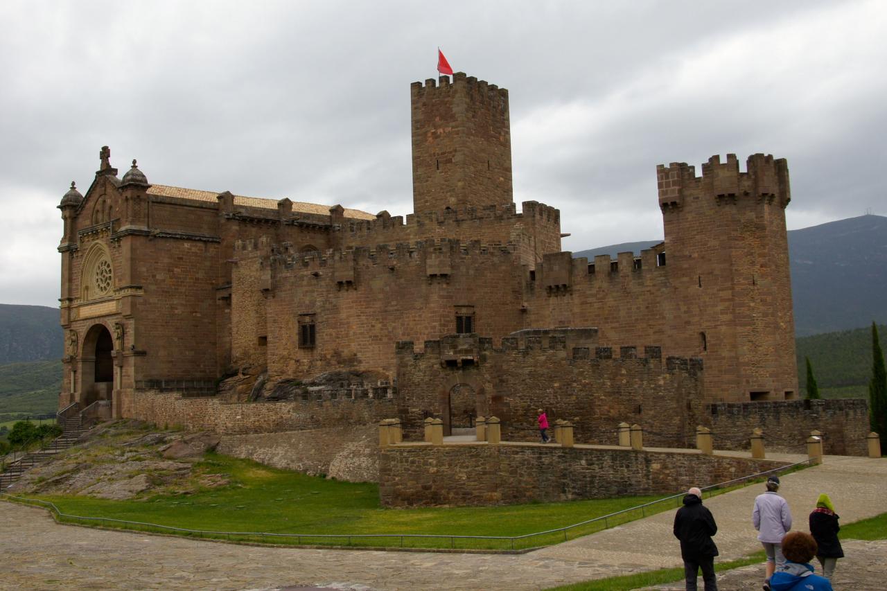 arrivée au Château de Javier