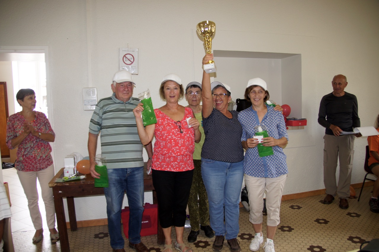 Les gagnants des épreuves matinales