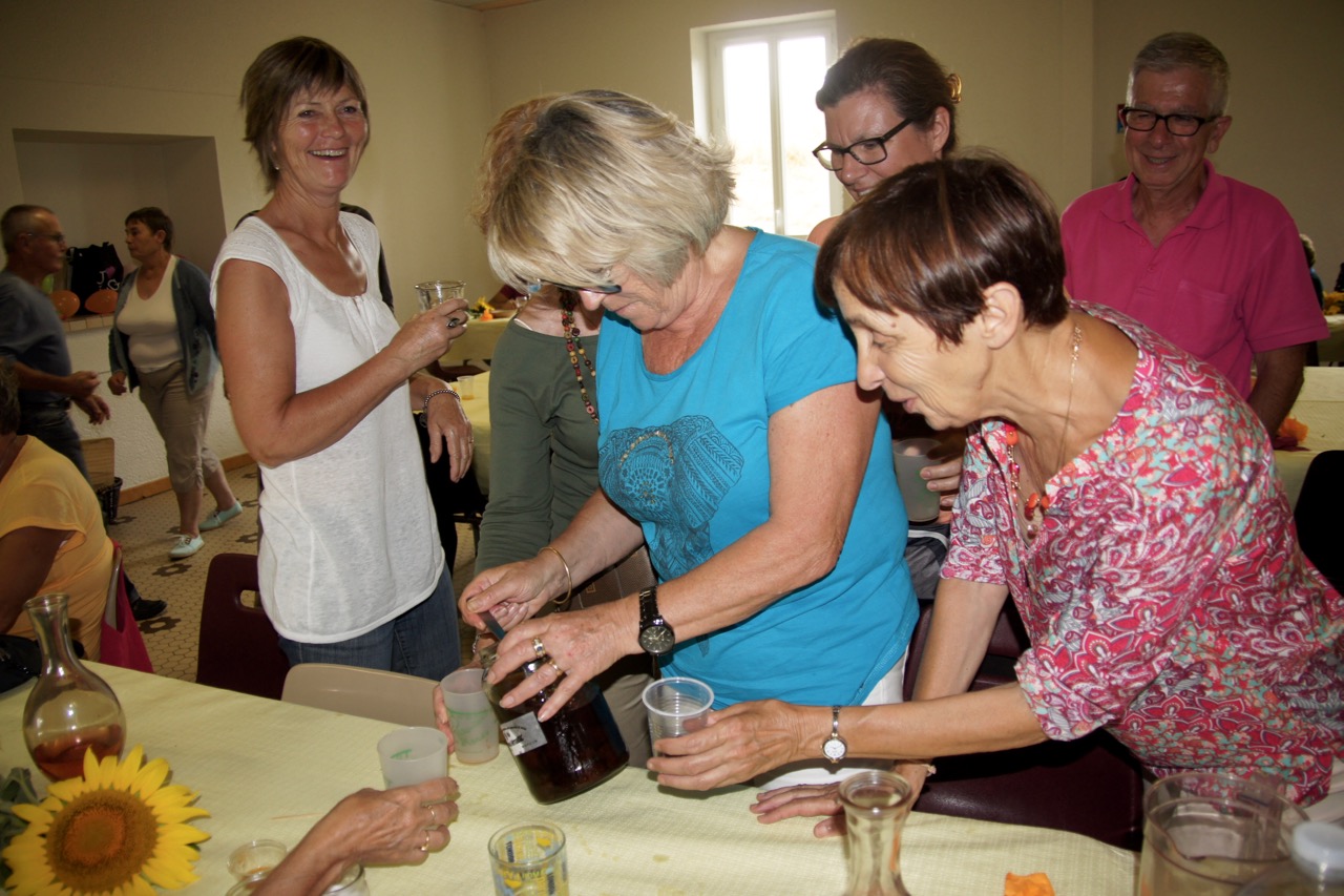 Clap de fin avec des pruneaux à l'Armagnac (ceux de J.-P. de l'Albret)
