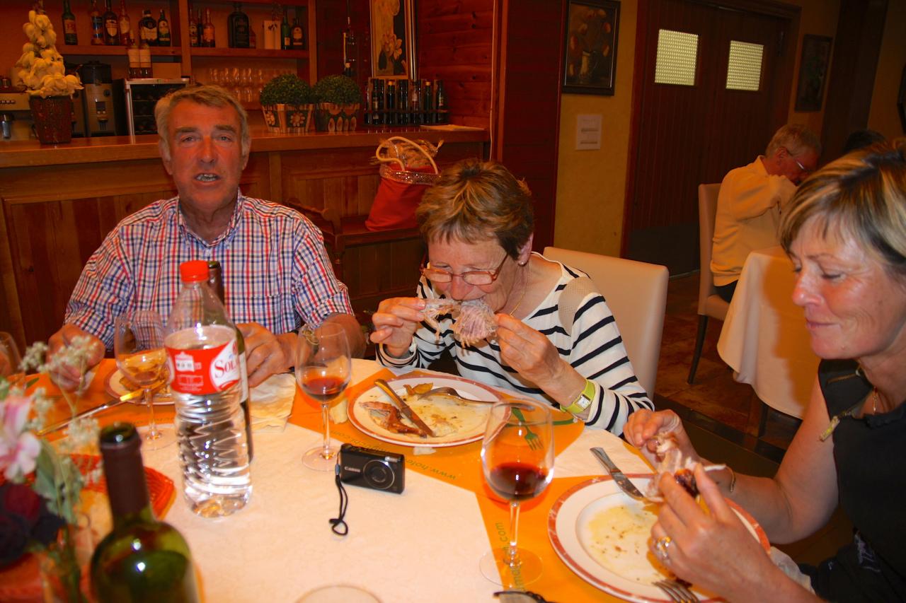 restauration avec dégustation de conejo
