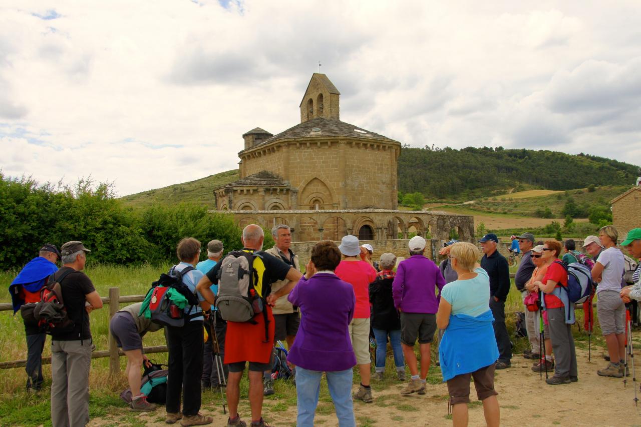 Chapelle funéraire d'Eunate (XIIe) de forme octogonale
