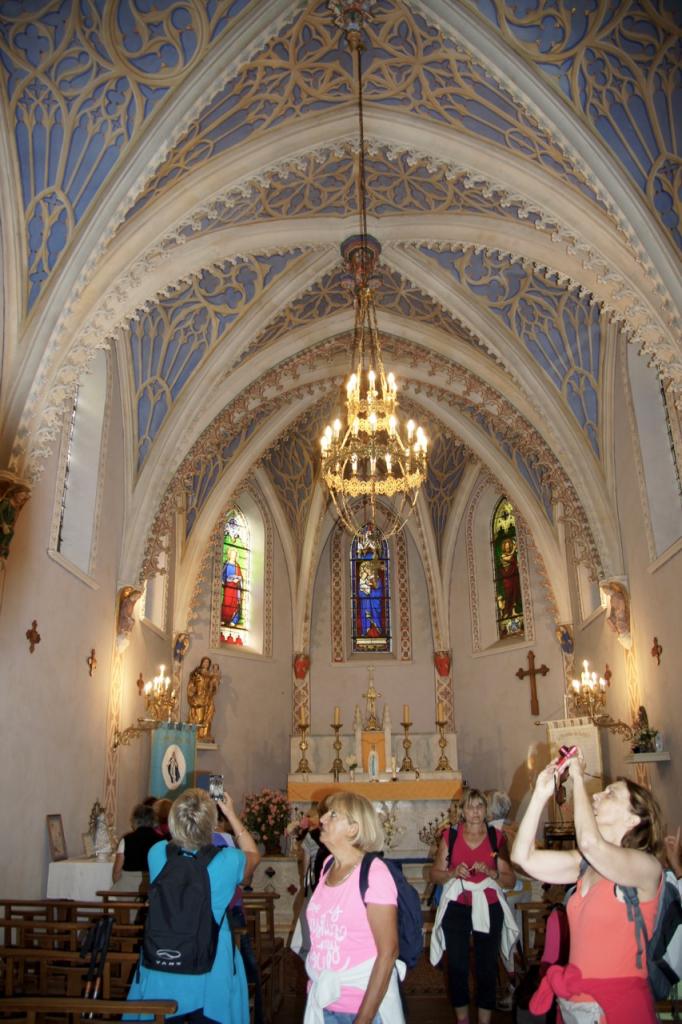 L'intérieur magnifiquement restauré