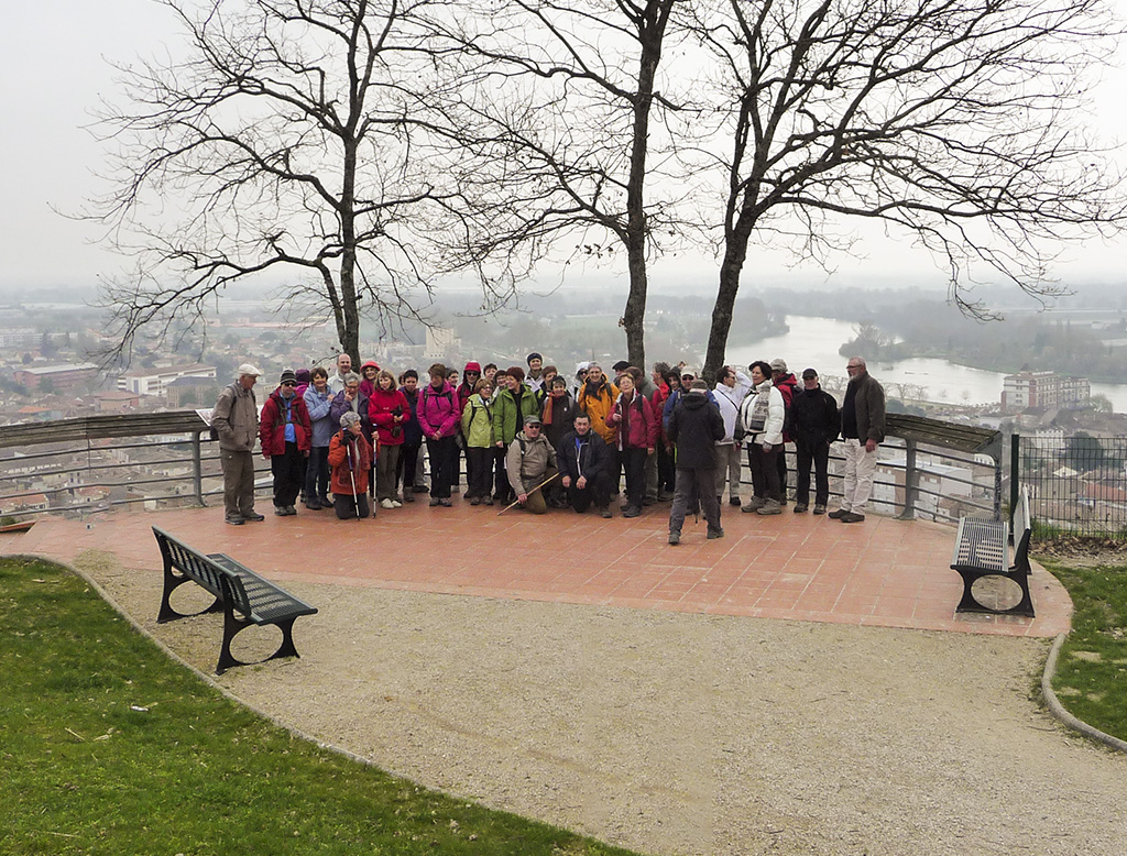 Le groupe au Calvaire