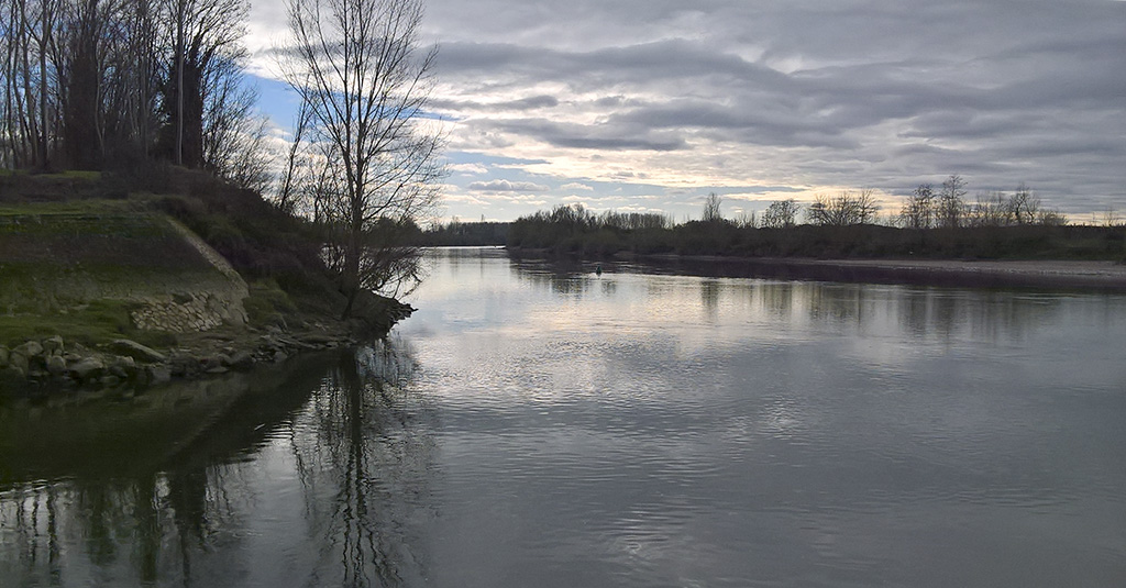 Garonne en hiver
