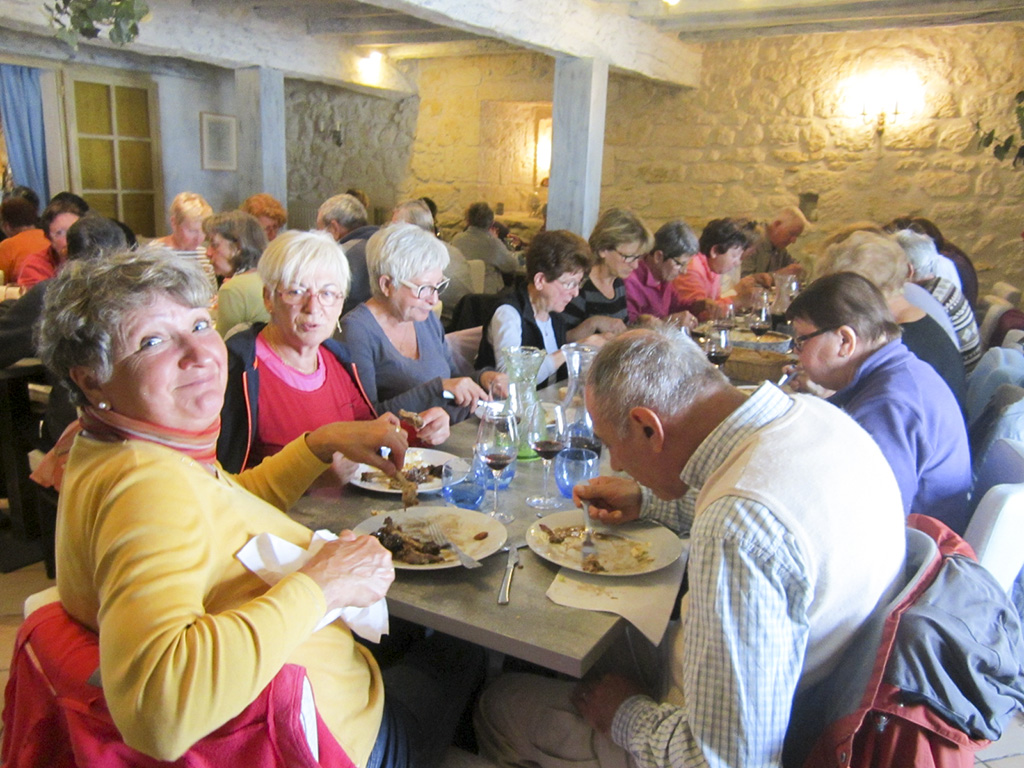 Un repas apprécié et convivial